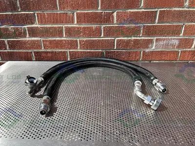 USED HUBER INSULATED CHILLER HOSE 54" W/ DIXON FS-V8F8-SS 1" QUICK DISCONNECT