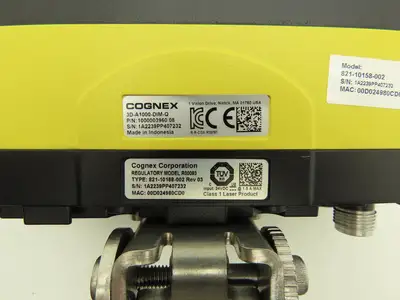 Cognex 3D-A1000-DIM-Q 3D Dimensioning System Smart Camera 24V