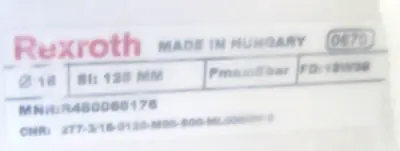 NEW REXROTH R480066176 277-3/16-0125-M00-S00-ML0000W-0