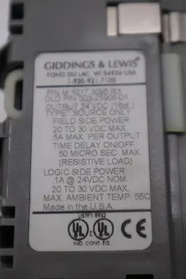 DANAHER MOTION M.1017.3095 R3 / M10173095 R3 GIDDINGS & LEWIS MODULE #6028