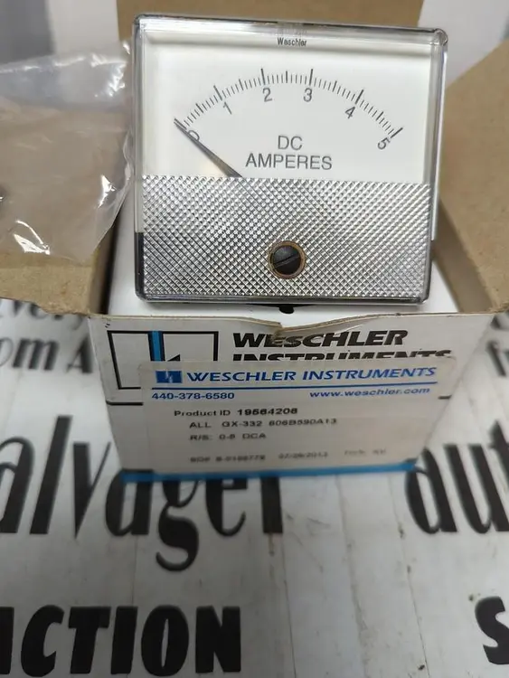 New | in-Stock WESCHLER 19564208 Meters - Misc | Surplus Asset Holdings #1206859