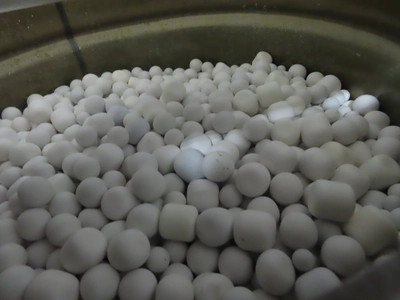 Alumina Pebble Mill Media, 7200 lbs.