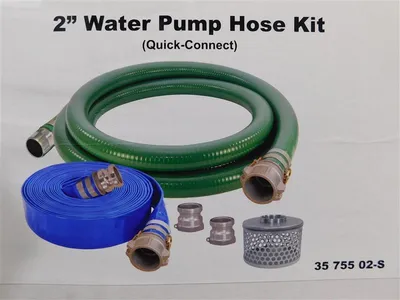 Kohler 35 755 02-S 2" Pump Cam-Lock Hose Kit Suction Discharge & Strainer New NIB