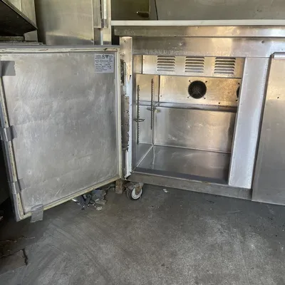 174-0208 Leader NSFM48 48" Self Contained Mega Top Sandwich Prep Cooler