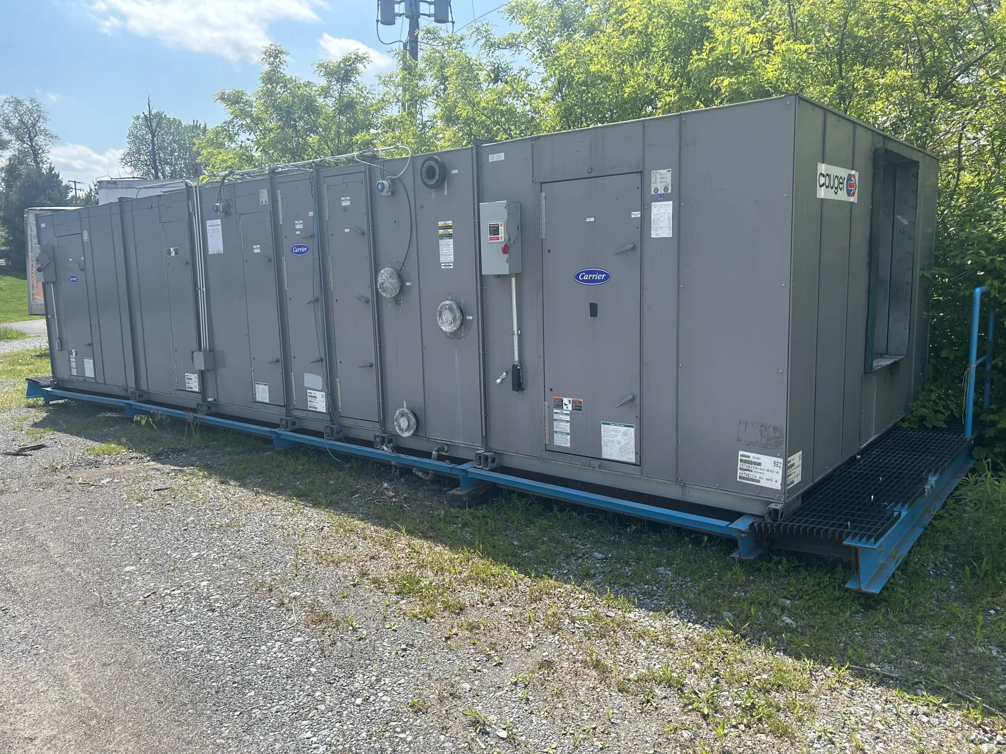 Carrier 39T Central Station Air-Handling Unit 33,000 CFM