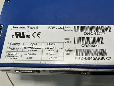 USED KOLLMORGEN CR20560