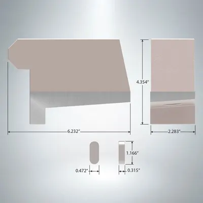 CLEVELAND PUNCH & DIE G10B0029 Shear Blades | Punch Press and Shear (2)