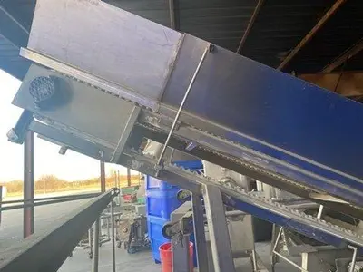 13'L Cleated Incline Conveyor