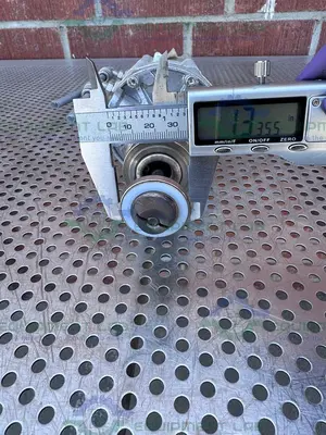 USED GEMU 514/25/D55345-1-1-B987 PNEUMATIC ANGLE SEAT GLOBE VALVE, 10 PB, 4-10 PST