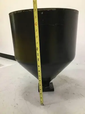 USED METAL FABRICATOR HOPPER14.5IN