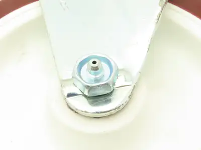 Payson 200/8 Swivel Caster 8" Poly Wheel Locking Greaseable Bearings 9-1/2" OAH