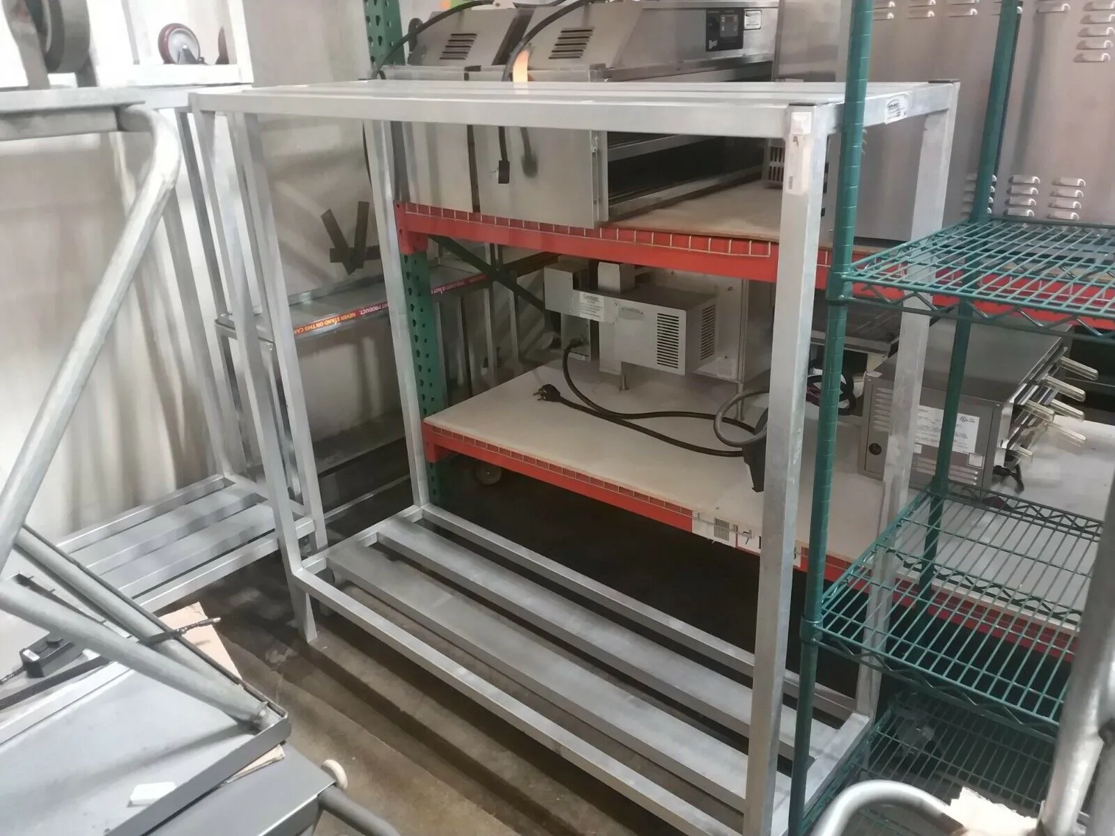 Winholt ALSCH-60-220 60" W x 20" D Cooler and Backroom Shelving with 2 Shelves