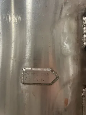 ReadCo 10 ft³ Stainless CBM Containerized Batch Powder Blending/Mixing Tank