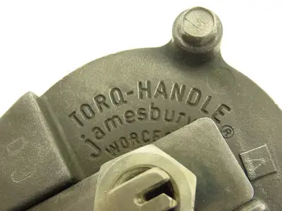 Jamesbury TORQ-HANDLE 1" Ball Valve M-F with Spring Return-to-Closed Handle