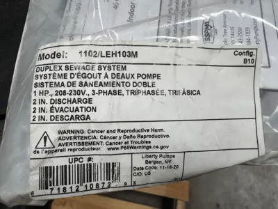 Liberty Pumps 567567565657544645645 Sump, Sewage & Effluent Pumps | Amiron Machinery (13)