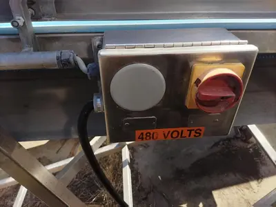 Conveyor, Belt, Incline, 24” W x 13’ L, Stainless Steel, Cleated, 2 HP, #5991605