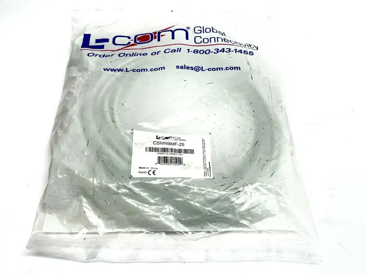 New | in-Stock L-Com CSMN9MF-25 Computer Accessories Michigan US | Maverick Industrial Sales #1397803