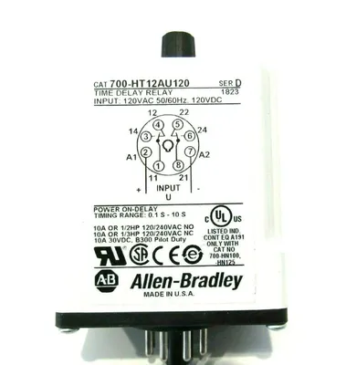 NEW ALLEN BRADLEY 700-HT12AU120 RELAY SER.D 700HT12AU120