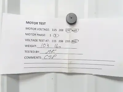 Elektrim Type ESG AC Motor 5Hp 1735 RPM 230/460V 3PH 182/184TC TEFC