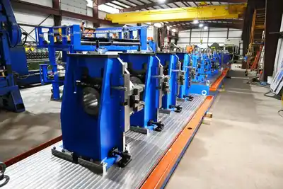 New 3-1/2″ (89 mm) ERWTech/UCG High Frequency Tube Mill Line