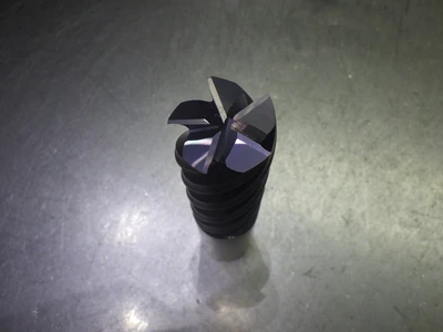 KM Tool 1.25" 5 Flute Carbide SQ Endmill 1.25" Shank TiAlN Coated CTM9305 (LOC2292)