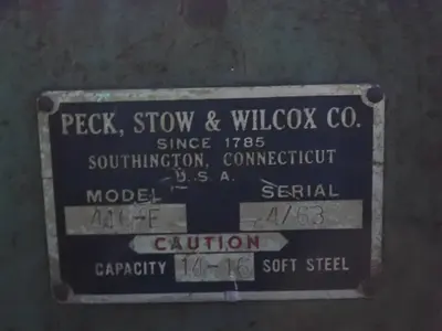 USED PECK, STOW, & WILCOX 416E