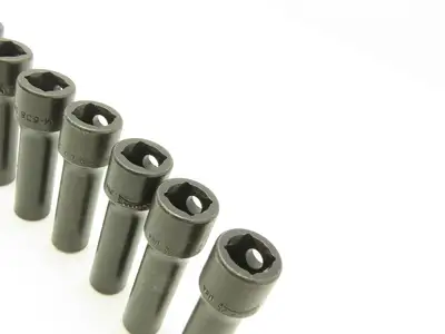 Williams 12M-608 IMP 3/8" Drive 8MM 6 Point Impact Socket Deep 2-1/8"L Lot of 11