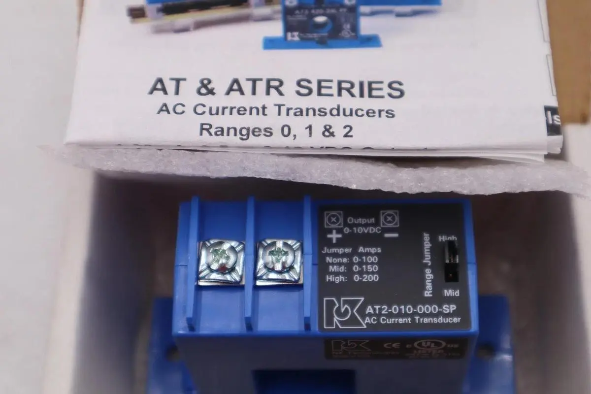 NK TECHNOLOGIES AT2-010-000-SP SPLIT CORE AC CURRENT TRANSDUCER STOCK #K-2265