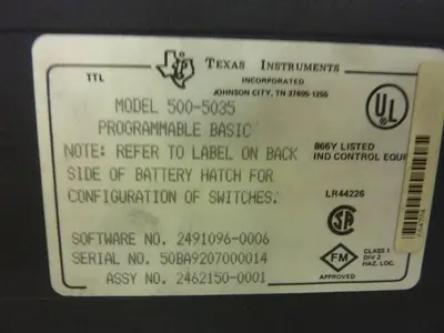 USED TEXAS INSTRUMENTS 500-5035
