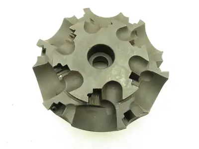 RK TOOL SMC6212-11047 Indexable Face Mill 12-Insert Double Cutter 4.2" x 6.2"
