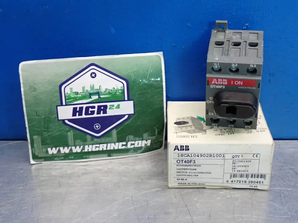 New | in-Stock ABB OT40F3 Relays & Switches | HGR 24 #739543
