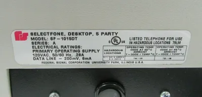 NEW GAI TRONICS B02B SF-1015DT FIVE PARTY LINE COVER MODULE SF1015DT