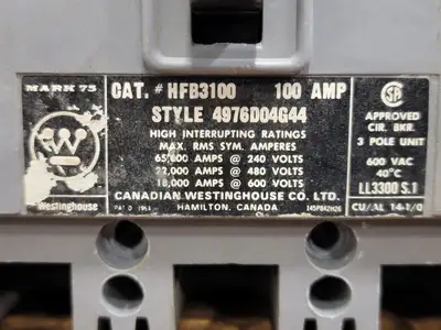USED WESTINGHOUSE HFB3100