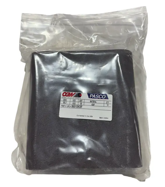 CGW 9" x 20" Sanding Belts 120 Grit Aluminum Oxide 10 Pack