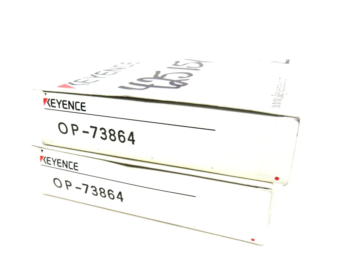 LOT OF 2 NEW KEYENCE OP-73864 FIBER OPTIC CABLE OP73864