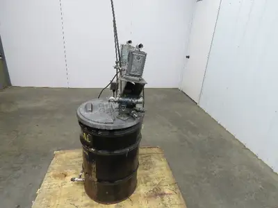 Herschal Mixing Tank 30 Gal Plastic Lined Drum 1/4 Hp 12" Impeller Float Switch