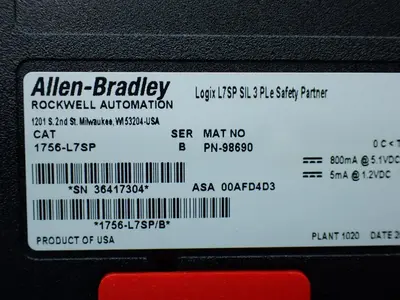 Used ALLENBRADLEY 1756A13 Programmable Logic Controllers Ohio US | HGR 24 #904406