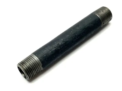 Pipe Nipples 4" Length 3/8" Thread LOT OF 2 - Used