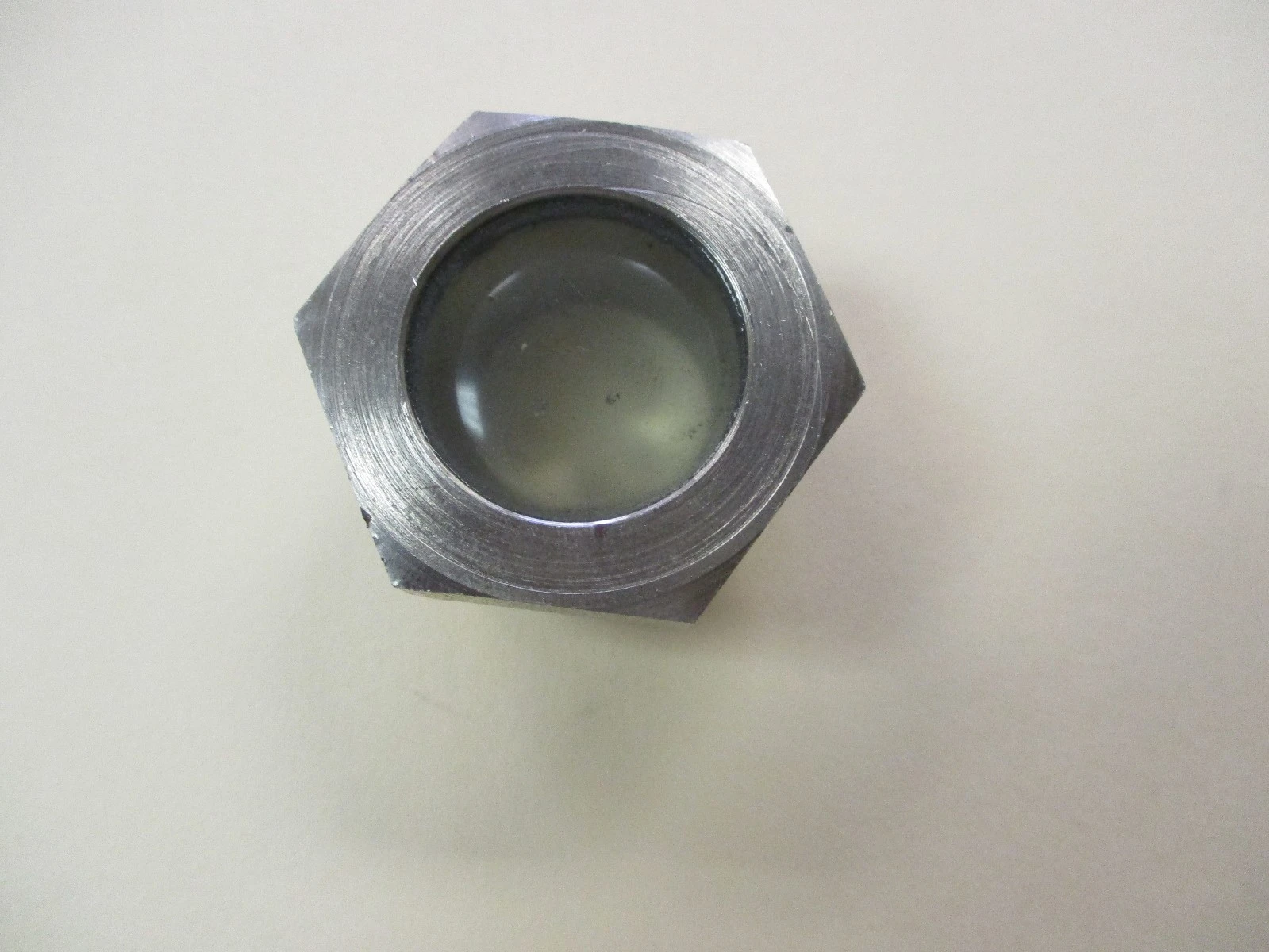 Unused 1 3/8" Steel End See-Thru