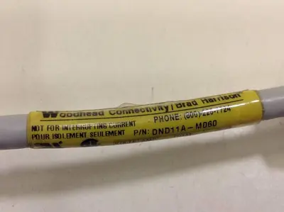 USED WOODHEAD CONNECTIVITY / BRAD HARRISON DND11A-M060