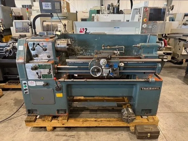 Used 1989 TAKISAWA TSL-1000 CD DELUXE Engine Lathes 7565 | GMT