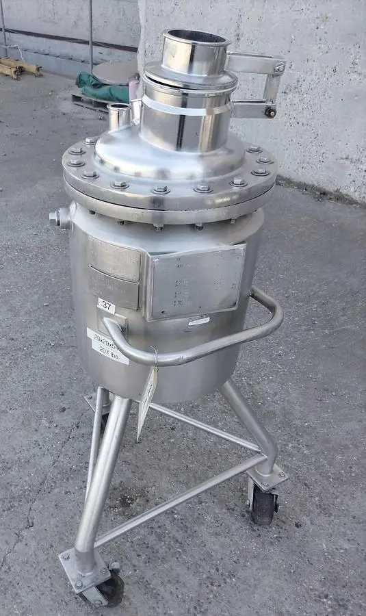 Tank, Approx. 13 Gallon (50 Liter), 50 PSI/FV, 70 PSI Jacket, Stainless Steel, #5991461