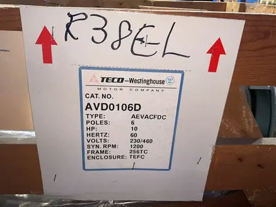Used TECOWESTINGHOUSE 3A256D6002C Motors (misc) Ohio US | HGR 24 #1503804