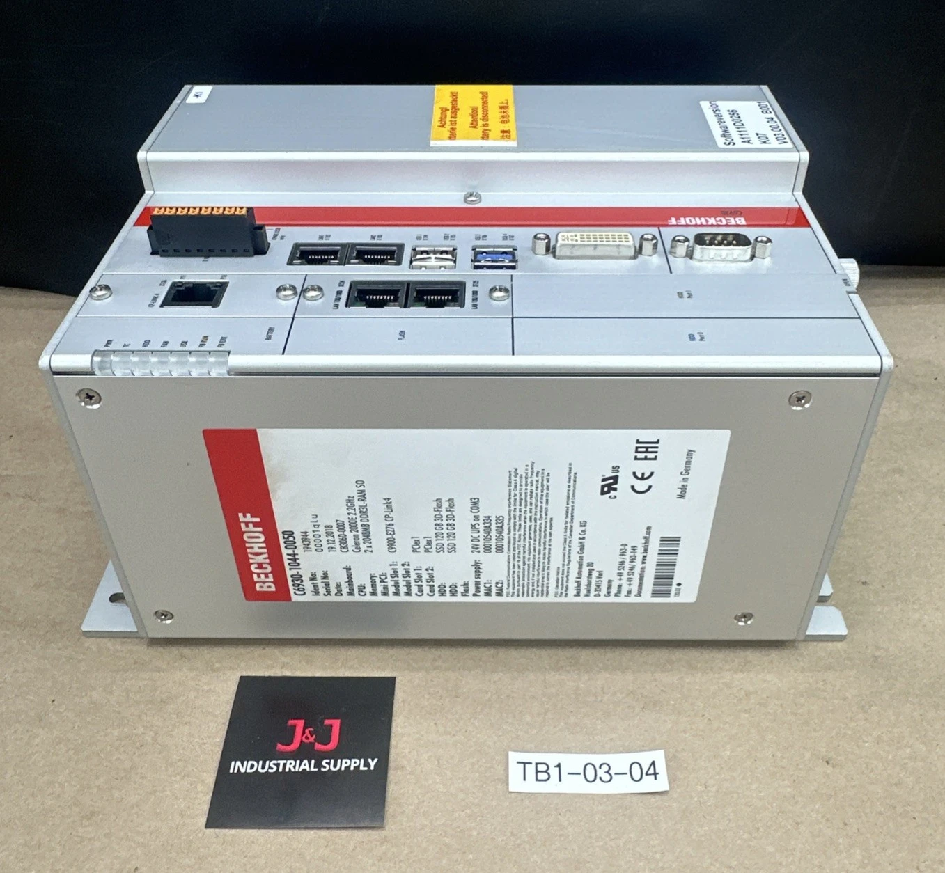 New | in-Stock Beckhoff C6930-1044-0050 PLC Processors Indiana US | J&J Industrial Supply #1275491