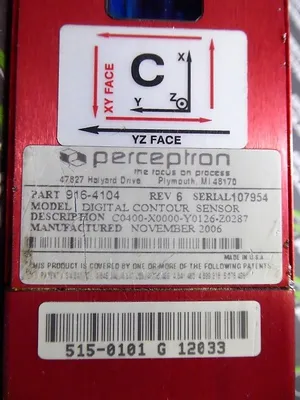 USED PERCEPTRON DIGITAL CONTOUR SENSOR