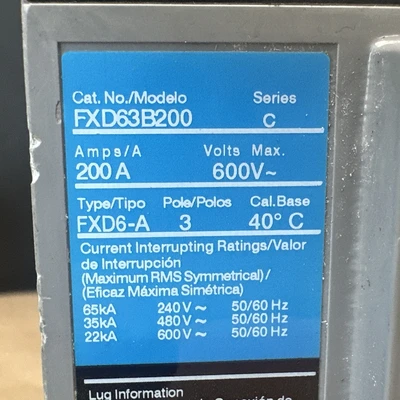 USED Siemens FXD63B200