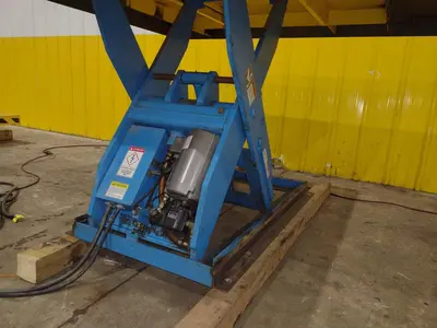 4,000 LBS X 71.75" X 71.75" LIFT PRODUCTS MODEL LPFT4W-040-36 HYRAULIC SCISSOR LIFT TABLE 110V: YOBRO #24988