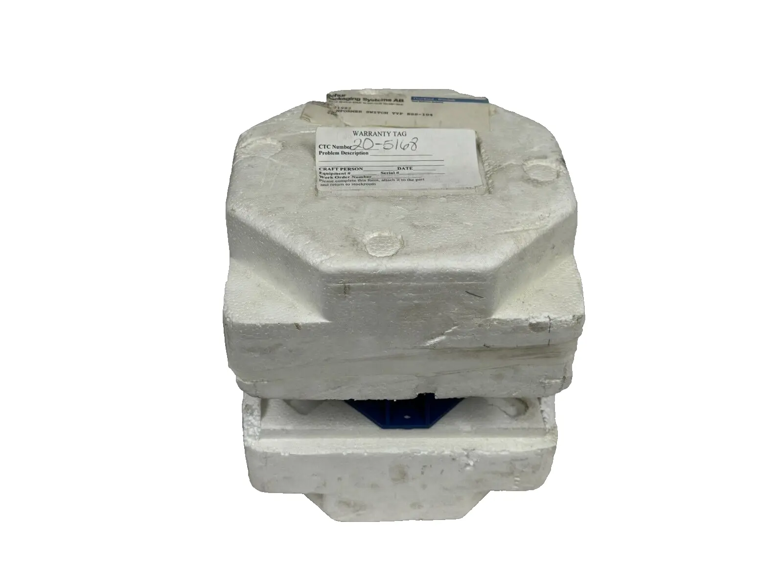 NEW TYPE: ESS-104 VARIABLE TRANFORMER 2001982
