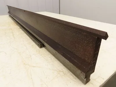 Press Brake Gooseneck Punch Die 46-3/4" L 90° V 1/4" Finger 3-5/8" H Safety Tang