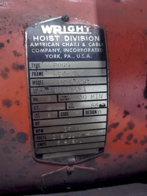 USED WRIGHT W1